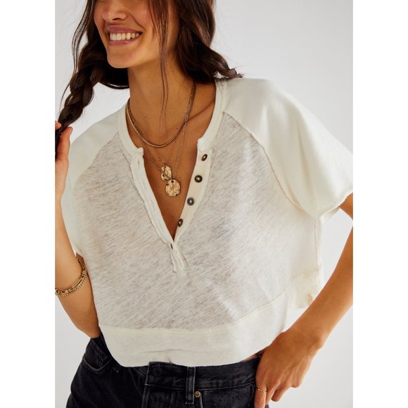 Free People Tops - 🎉LAST CHANCE🎉 NWT Free People Keep It Classic / Ivory